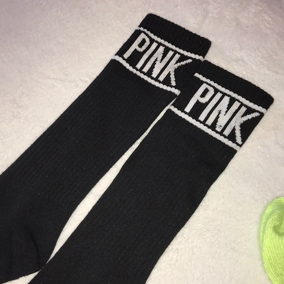 PINK Victoria's Secret Accessories - Victoria’s Secret PINK Knee High Socks